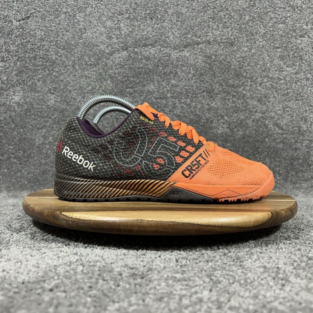 Reebok Orange and Black Women's CrossFit Athletic Shoe